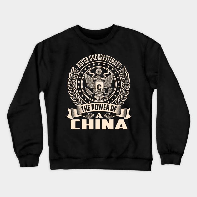 CHINA Crewneck Sweatshirt by Darlasy